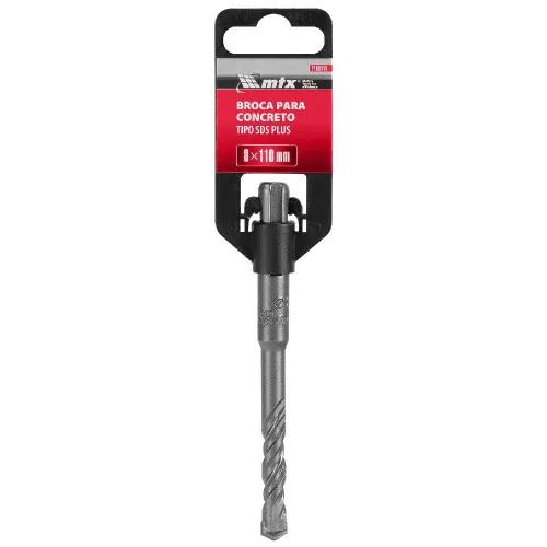 Broca de wídea para concreto 8 x 110 mm SDS Plus - 7100555 - MTX