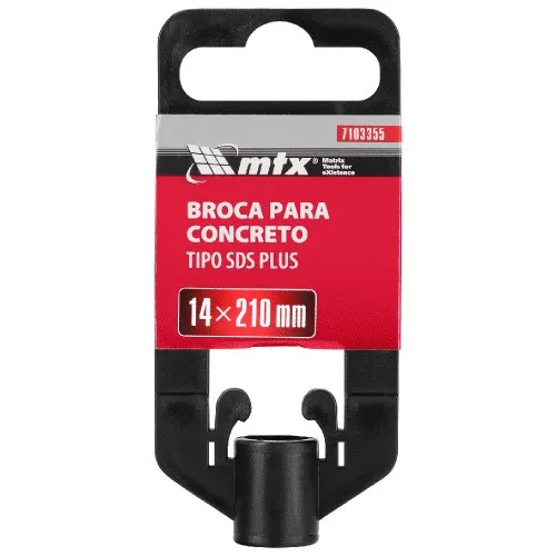 Broca de wídea para concreto 14 x 210 mm SDS Plus - 7103355 - MTX