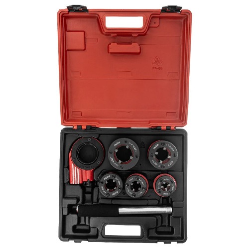 Jogo de tarraxa manual para canos 8 peças de 1 Jogo de tarraxa manual para canos 8 peças de 1