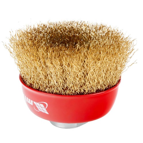 Escova de a�o tipo copo ondulada 3