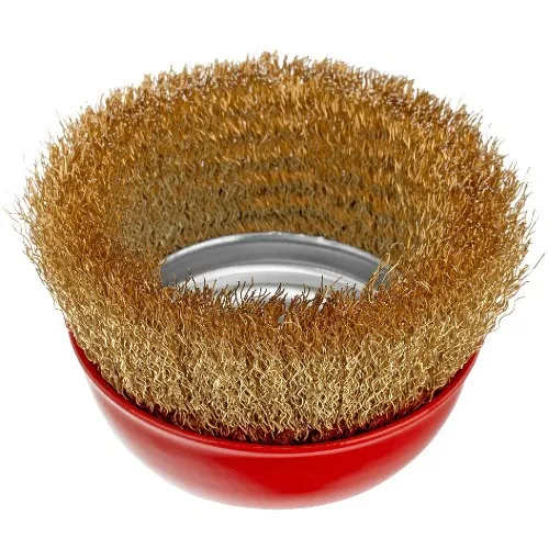 Escova de aço tipo copo ondulada 4
