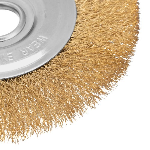 Escova de ao circular ondulada 6