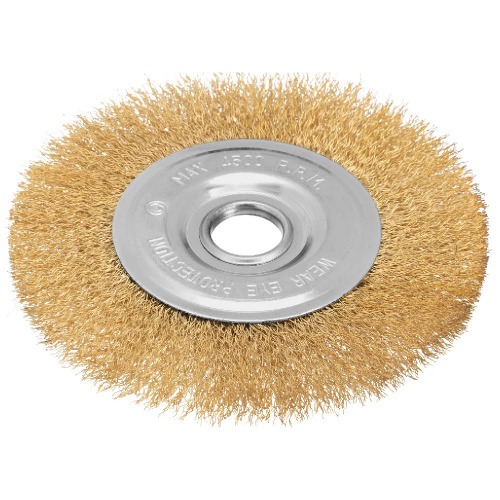 Escova de ao circular ondulada 6