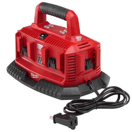 Estação de recarga sequencial 18V - Six pack 220V Estação de recarga sequencial 18V - Six pack 220V