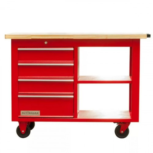 Bancada móvel com 4 gavetas e 1 prateleira - RLL-274 Bancada móvel com 4 gavetas e 1 prateleira - RLL-274