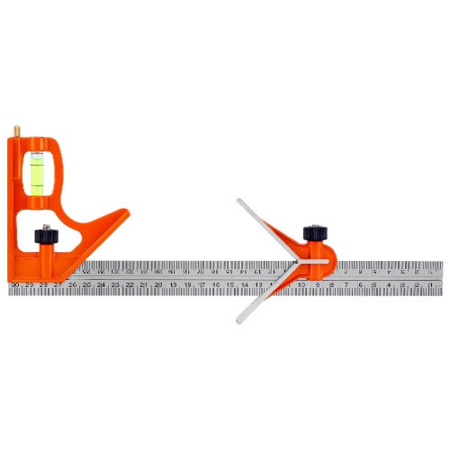 Esquadro de a�o combinado 300 mm com n�vel - 3236755