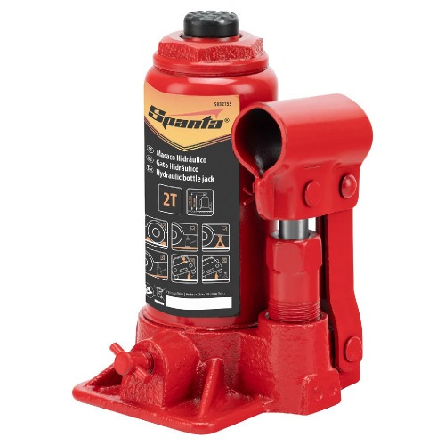Macaco hidrulico tipo garrafa capacidade de 2 toneladas - 5032155