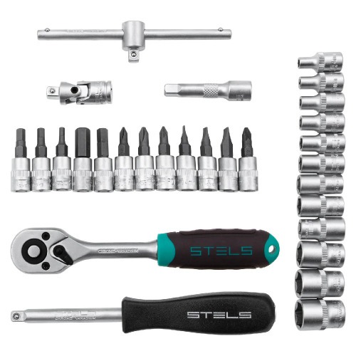 Jogo de Soquete sextavado 4 à 13 mm encaixe 1/4 Jogo de Soquete sextavado 4 à 13 mm encaixe 1/4