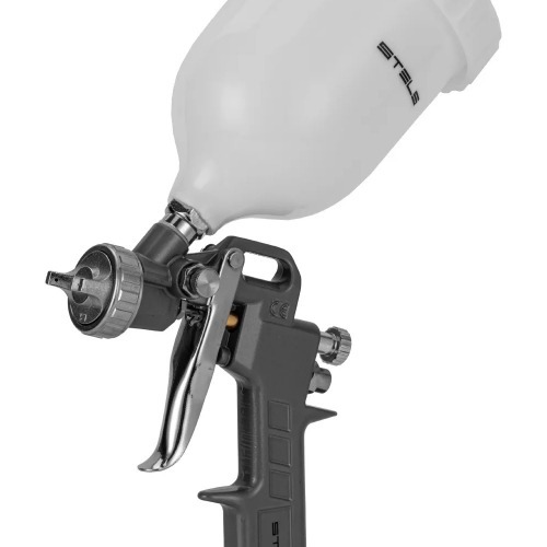 Pistola de pintura tipo gravidade com 3 bicos e caneca 600 ml - 5731455 Pistola de pintura tipo gravidade com 3 bicos e caneca 600 ml - 5731455