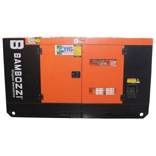 Gerador de energia 30 Kva a diesel cabinado trifsico 220/127V - BA30-R