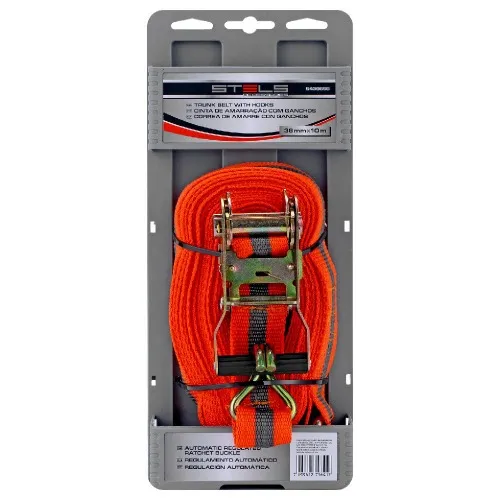 Cinta com catraca para amarração de carga 38 mm x 10 metros