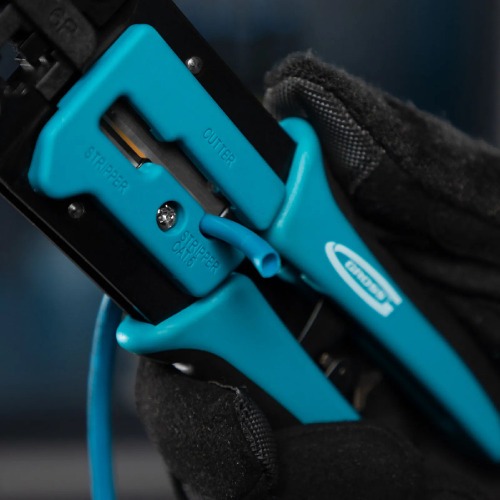 Alicate Desencapador Crimpador e Cortador de Fios 8