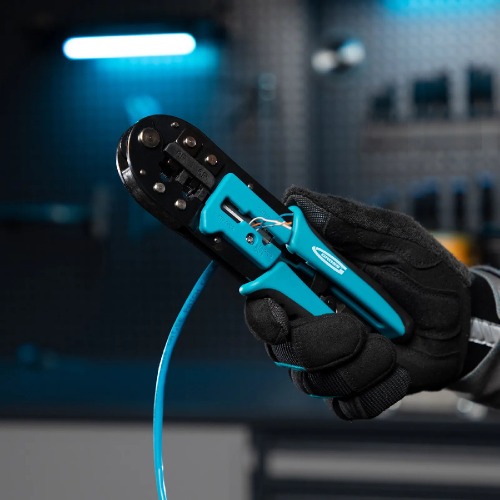 Alicate Desencapador Crimpador e Cortador de Fios 8