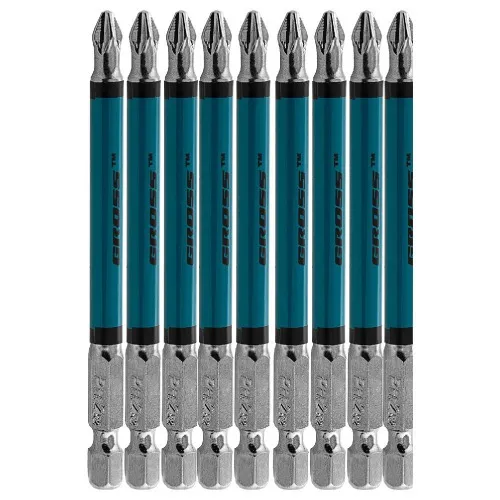 Jogo de bits phillips ph2 x 90 mm encaixe 1/4
