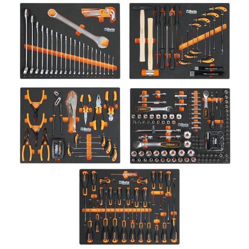 Armrio Mobilirio para oficina tampo em madeira com kit 268 ferramentas - C45PRO 2.0W