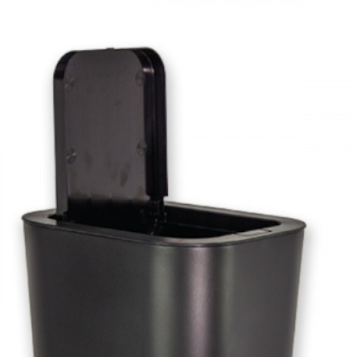 Lixeira pl�stica push click 12 litros com tampa