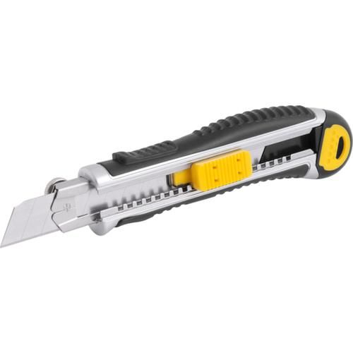 Estilete largo metálico 18 mm emborrachado com 5 lâminas - VDC5 Estilete largo metálico 18 mm emborrachado com 5 lâminas - VDC5