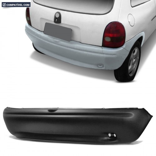 Para-choque Corsa Wind/Super 1994 a 1999 traseiro preto texturizado - 1620P Para-choque Corsa Wind/Super 1994 a 1999 traseiro preto texturizado - 1620P