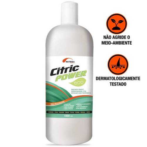 Sabonete l�quido desengraxante com esfoliante 1 litro - Citric Power