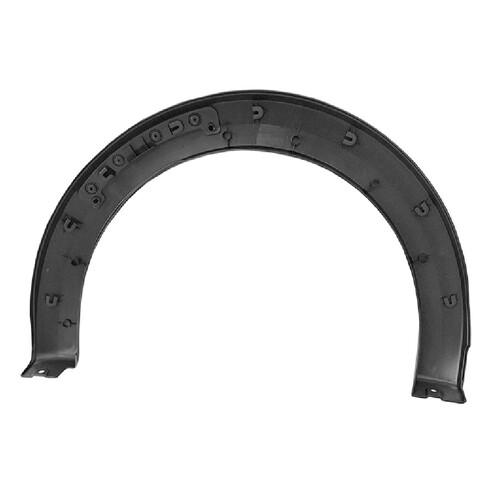 Moldura Mobi Way 2016 a 2021 Trek/Like 2021 a 2025 dianteiro direito preto texturizado - 3340