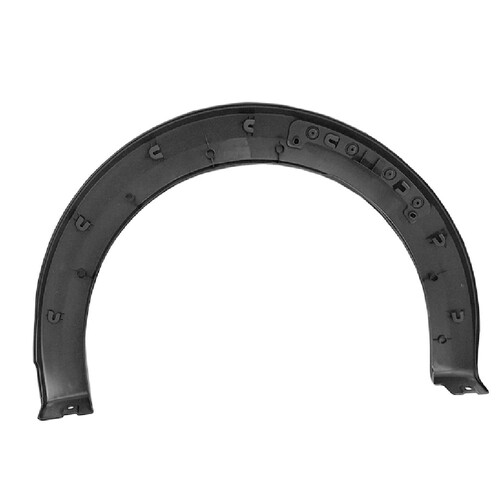 Moldura Mobi Way 2016 a 2021 Trek/Like 2021 a 2025 dianteiro esquerdo preto texturizado - 3339