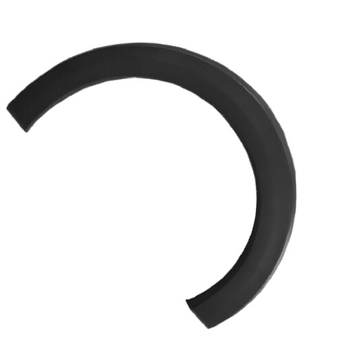 Moldura Mobi Way 2016 a 2021 Trek/Like 2021 a 2025 dianteiro esquerdo preto texturizado - 3339