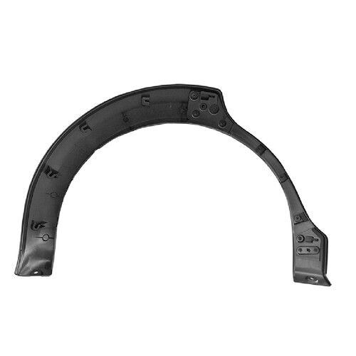 Moldura Mobi Way 2016 a 2021 Trek/Like 2021 a 2025 traseiro direito preto texturizado - 3342