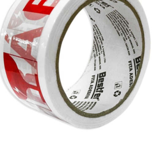 Fita adesiva 48 mm x 50 metros Cuidado Fr�gil - BFH1809