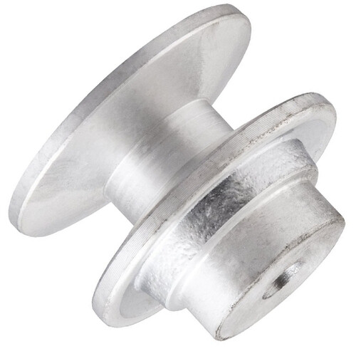 Polia de alum�nio 1 canal B 100 mm - 6684210100