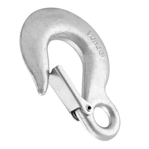 Gancho de aço com olhal 1,5 toneladas 3/8 Gancho de aço com olhal 1,5 toneladas 3/8