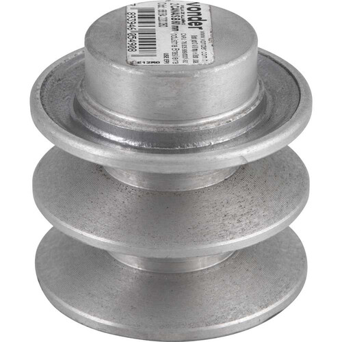 Polia de alum�nio 2 canais B 60 mm - 6684220060