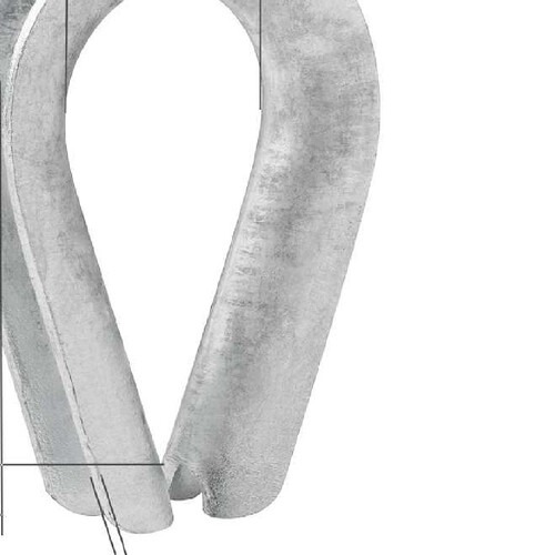 Anilha para cabo de a�o 3/4