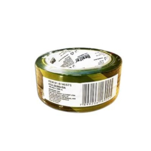 Fita zebrada para demarcação 48 mm x 100 metros - BFH1571 Fita zebrada para demarcação 48 mm x 100 metros - BFH1571