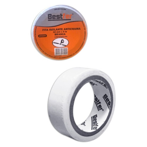 Fita isolante anti-chamas 18 mm x 5 m - BFH1605 Fita isolante anti-chamas 18 mm x 5 m - BFH1605