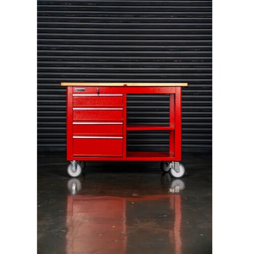 Bancada móvel com 4 gavetas e 1 prateleira - RLL-274 Bancada móvel com 4 gavetas e 1 prateleira - RLL-274