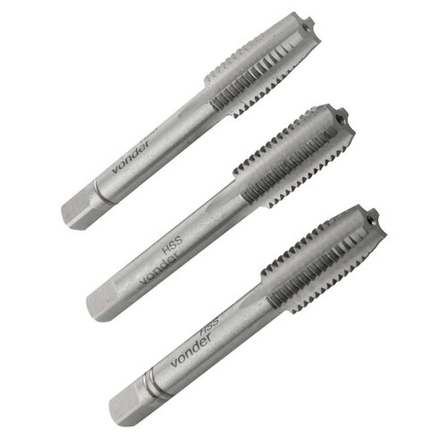 Jogo de macho manual a�o r�pido 8 x 1,25 mm MA com 3 pe�as - 5363308000