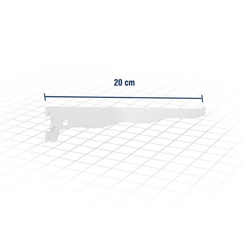 Suporte para prateleira branco 20 cm - 3295200021 Suporte para prateleira branco 20 cm - 3295200021