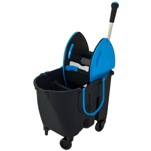 Balde espremedor Due 30L azul e preto