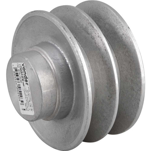Polia de alum�nio 2 canais B 90 mm - 6684220090