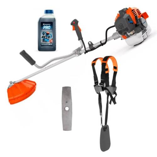 Kit Ro�adeira lateral a gasolina 1,2 hp 131R + �leo para motor motosserra e ro�adeira 500 ml PRO