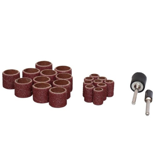 Kit de lixas + suporte para micro retifica com 42 peças - LXR001 Kit de lixas + suporte para micro retifica com 42 peças - LXR001