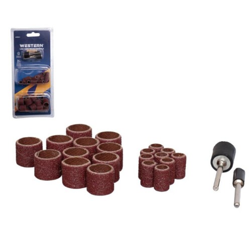 Kit de lixas + suporte para micro retifica com 42 peças - LXR001 Kit de lixas + suporte para micro retifica com 42 peças - LXR001