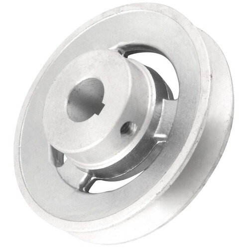 Polia de alum�nio 1 canal perfil A 100 mm com furo de 19 mm - 6677019100