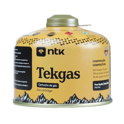 Cartucho de gás para fogareiro 230g 280600 - Tekgás Cartucho de gás para fogareiro 230g 280600 - Tekgás