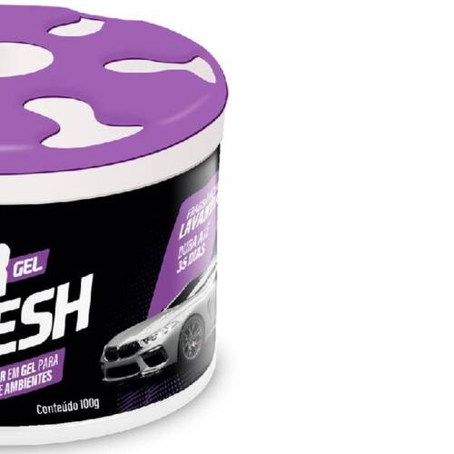 Aromatizante cheirinho em gel para carros 100g Lavanda - PT2500004 Aromatizante cheirinho em gel para carros 100g Lavanda - PT2500004