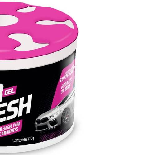Aromatizante cheirinho em gel para carros 100g Tutti Frutti - PT2500003 Aromatizante cheirinho em gel para carros 100g Tutti Frutti - PT2500003