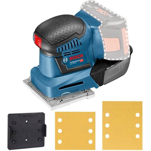 Lixadeira orbital a bateria 18V 113 x 101 mm Sem Bateria - GSS 18V-10 Lixadeira orbital a bateria 18V 113 x 101 mm Sem Bateria - GSS 18V-10