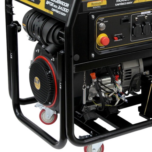 Gerador de energia 24 Kva a gasolina partida el�trica trif�sico - BFGE 24.000 Rental
