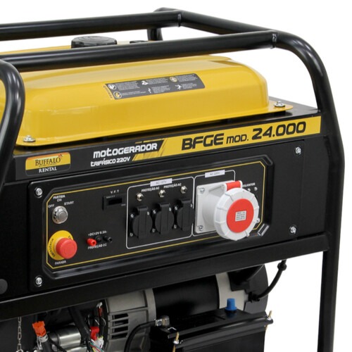 Gerador de energia 24 Kva a gasolina partida el�trica trif�sico - BFGE 24.000 Rental