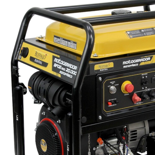 Gerador de energia 19 Kva a gasolina partida el�trica monof�sico - BFGE 20.000 Rental